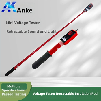 Anke vreckový elektroskop – skladateľný teleskopický dizajn, zvukovo-svetelná signalizácia, meranie vysokého a nízkeho napätia