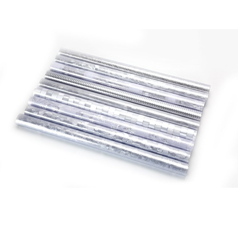 Iridecentno geometrijski apstraktni PVC prozor folija sa statičkim ljepilom – moderni minimalistički stil