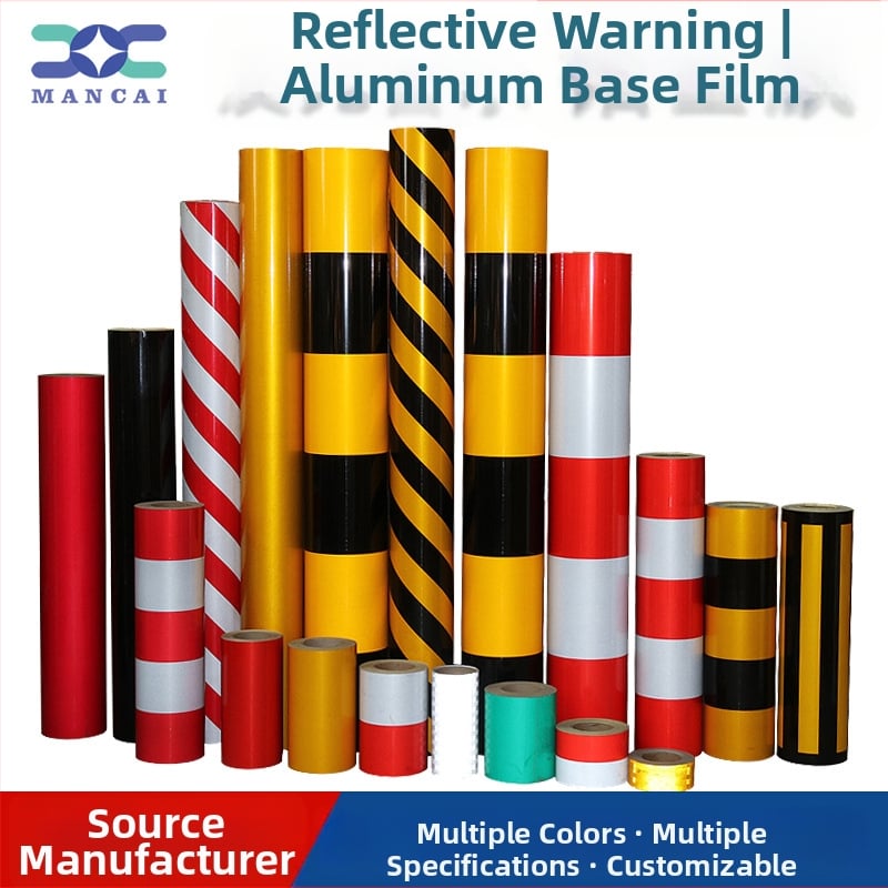 Светлоотразителен филм, PET материал; серия: алуминиева основа филм; марка Mancai; код mc015