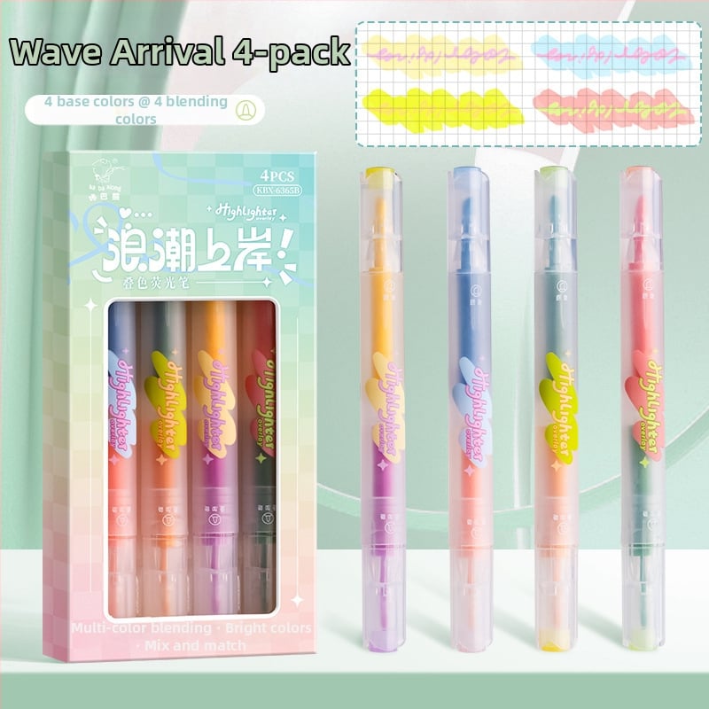 MOYL KBX-6365 Kaheotsaline marker, Plastist kere, Kastiga pakendatud, Kohandamine saadaval, Kustutamat