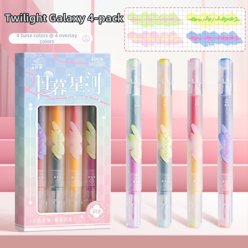 MOYL KBX-6365 Kaheotsaline marker, Plastist kere, Kastiga pakendatud, Kohandamine saadaval, Kustutamat