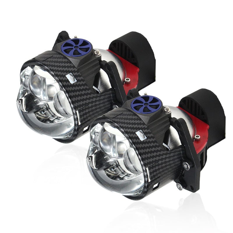 LED leća za auto farove – 80W, 12V, 3A, 12000 lm, reflektor, model 165
