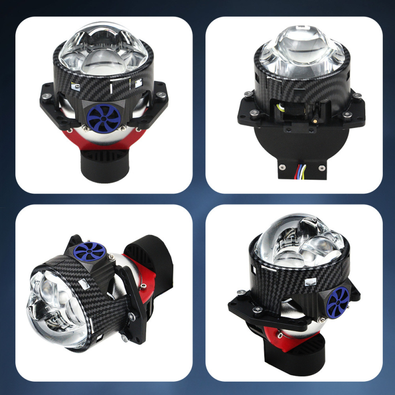 LED leća za auto farove – 80W, 12V, 3A, 12000 lm, reflektor, model 165