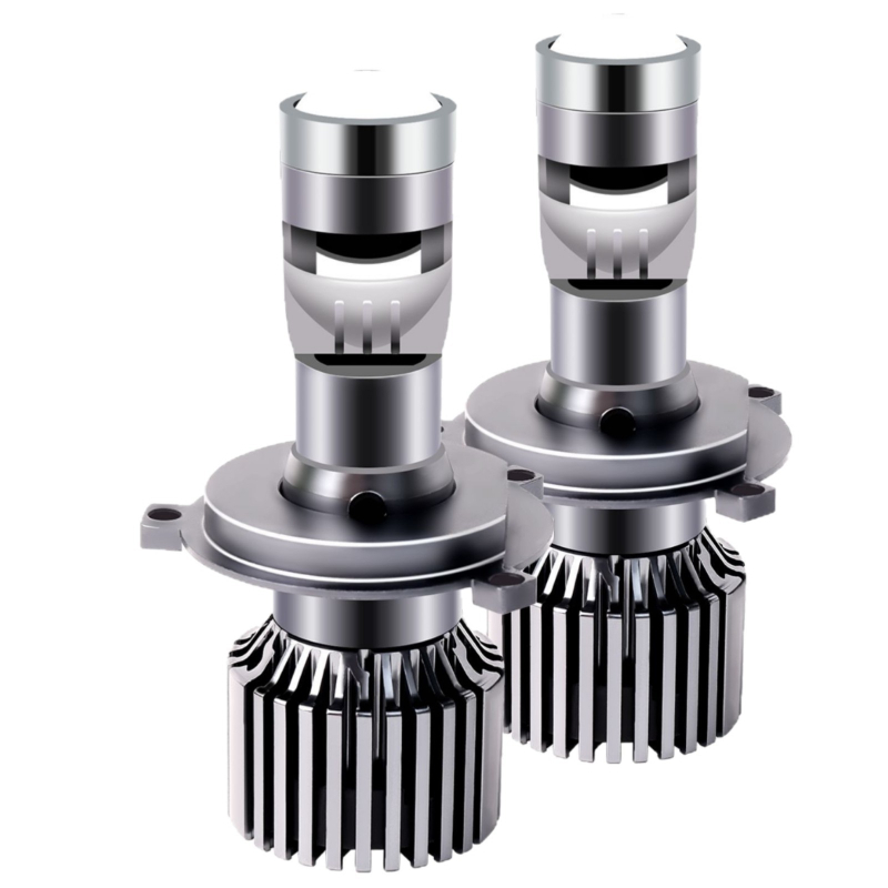 LED automobilsko prednje svjetlo s L40 lećom, H4 kompatibilno, 33W 12V, IP68, 5000-8000 lm