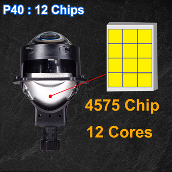 P40 automobilsko LED svjetlo s dvostrukom lećom, 70W, 12V, IP67, vijek trajanja 30.000 sati