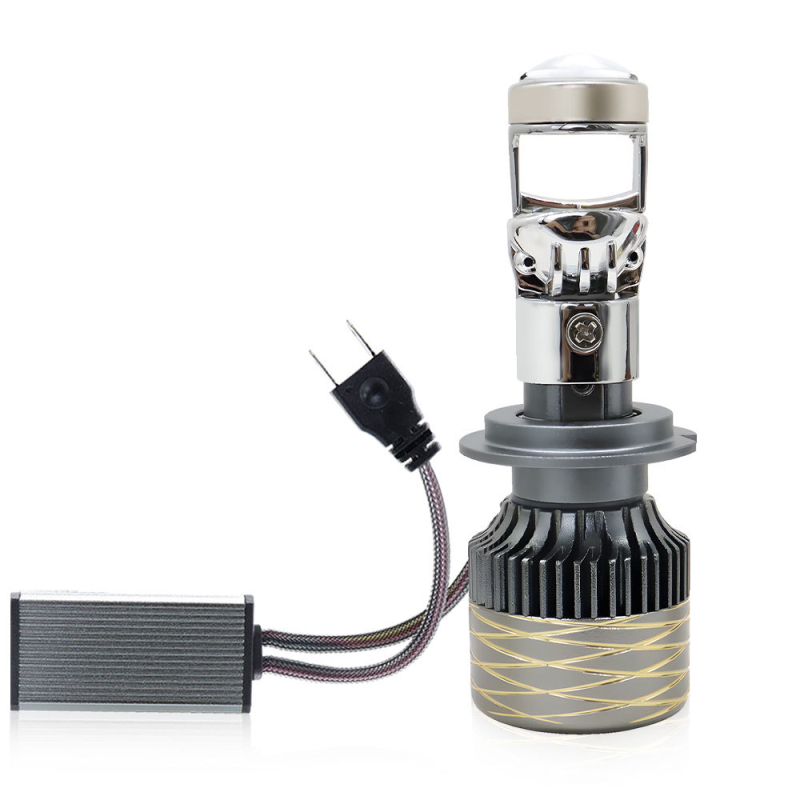 A81 univerzalna LED prednja svjetla za auto, dvostruka leća snopa H4-H7, 3800LM, 12V, aluminijska legura