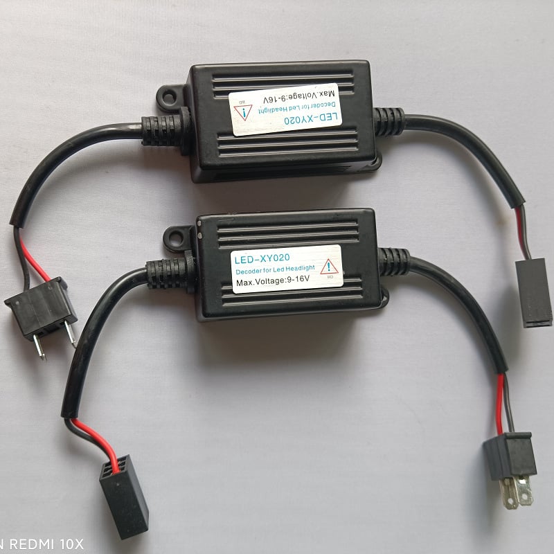 Autol LED visokou snaga dekoder s lećom — H4/H7/H1/H11/9005/9006, 9-16V, 2,5A, metalno kućište, za Mercedes-Benz, BMW i Volkswagen