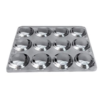 LED μονάδα ML-133x108-12 με convex γυαλιστερή λυχνία, PMMA περίβλημα; ρυθμιζόμενος ακτίνας 3–60°, διαπερατότητα φωτός: υλικό 92%, φακός 82%