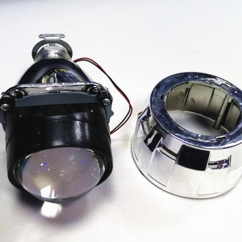 Lentilă universală cu dublu fascicul Xenon pentru faruri H1/H7/H4, fascicul aproape și departe, 12V, IP65, 6000 lm, durată de viață 30.000 h