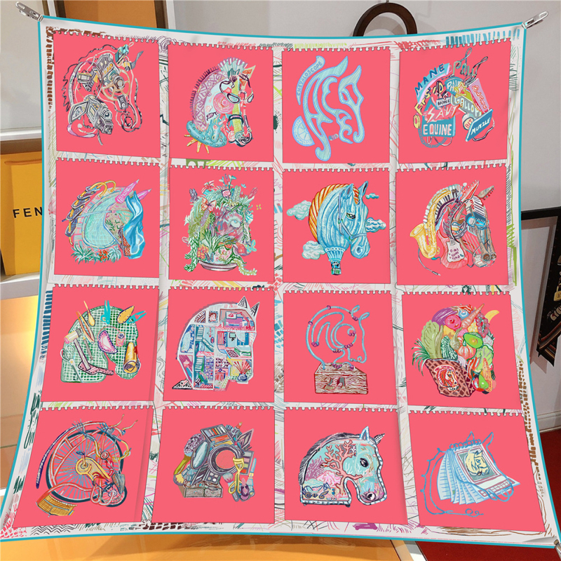 Twill poliészter négyszögletes sál gyorsan száradó funkcióval, napvédő és porvédő, minden évszakban viselhető