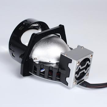 Lentilă LED far auto, cu lampă dublă și efect laser, 85W, 12V, durată 50.000h, aluminiu de aviație, model M3