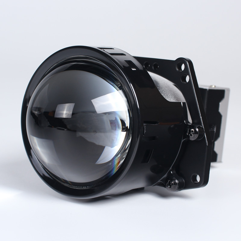 Lentilă LED far auto, cu lampă dublă și efect laser, 85W, 12V, durată 50.000h, aluminiu de aviație, model M3