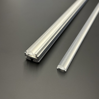 LED γραμμικός φακός, ακρυλικός εξώθητος φακός, δέσμη 45°, διαπερατότητα φωτός 89–92%, μοντέλο DHT-G-0023