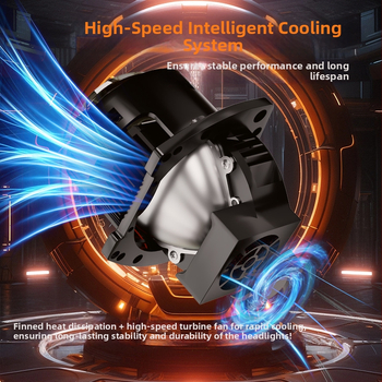 Automobilska LED svjetla H5 s kratkom bifokalnom lećom, 70W, 9000 lm, 12-14V, IP65