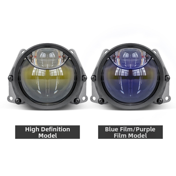 Automobilski LED far V8 — avionski aluminij, 12V, 55/65W, IP67, 30000 sati