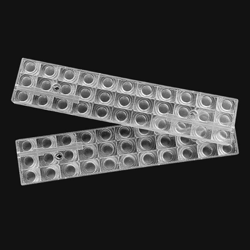 Μονάδα LED φακού 33‑σε‑1 με φακό Fresnel, περίβλημα PMMA, γραμμικός φωτισμός, ρυθμιζόμενοι γωνίες δέσμης 60°/90°/25°, UGR 16.6–19, στερέωση με κλιπ/πίεση/βίδες