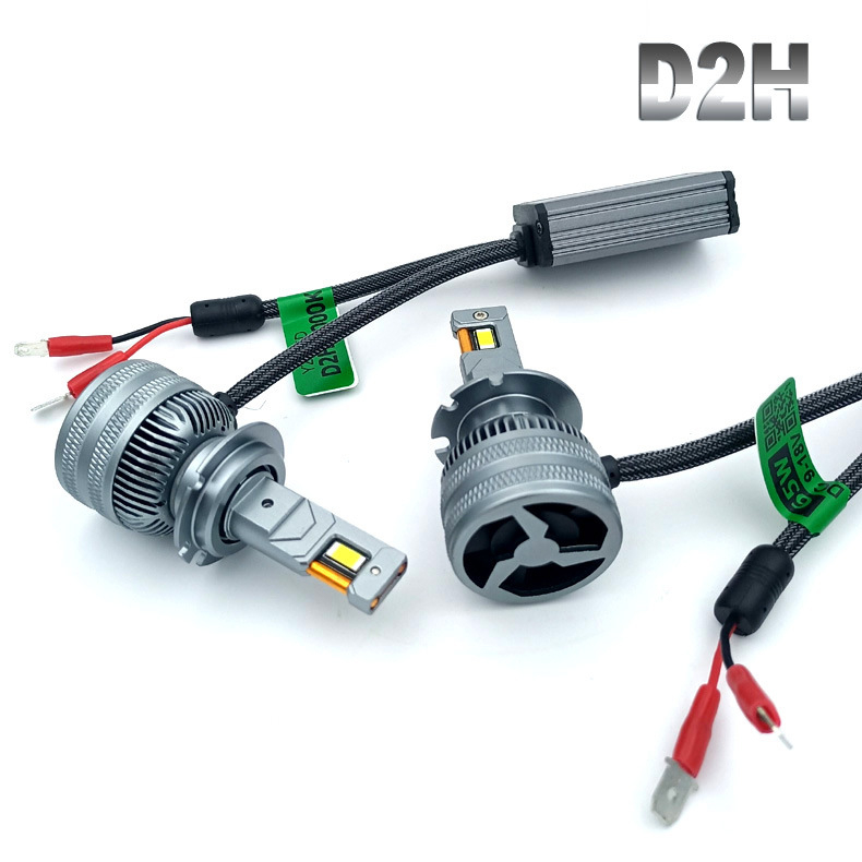 D2H LED prednja svjetla za automobilsku leću: nadogradnja s 35W Xenon na 65W LED uz trostruku svjetlinu