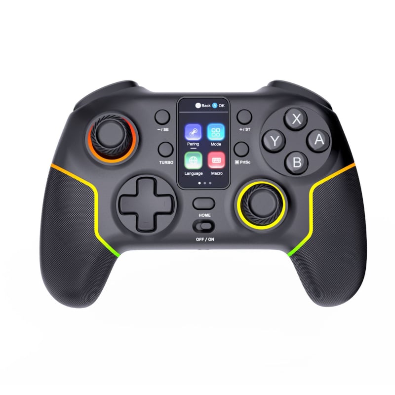 Безжичен Bluetooth геймпад за PC/Android/iOS/Switch – мултиплатформена съвместимост, USB интерфейс, вибрация