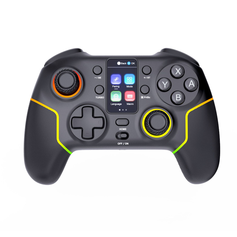 Безжичен Bluetooth геймпад за PC/Android/iOS/Switch – мултиплатформена съвместимост, USB интерфейс, вибрация