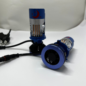 H4 LED prednja svjetlosna žarulja s četiri bakrene cijevi – 75W, 9-16V, 8800lm, bakar + aluminijska legura