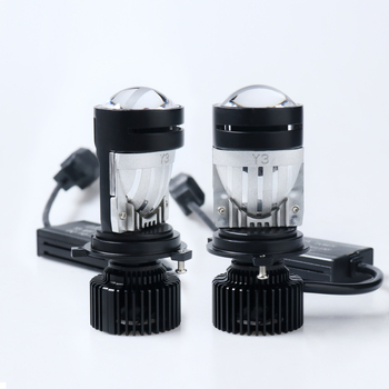 Tacpro H4 LED prednje svjetlo za automobil s trifokalnom lećom, 70W, 12-24V, 5000lm, upravljanje putem aplikacije, fisheye svjetlo