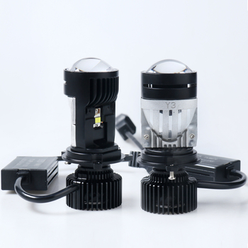 Tacpro H4 LED prednje svjetlo za automobil s trifokalnom lećom, 70W, 12-24V, 5000lm, upravljanje putem aplikacije, fisheye svjetlo