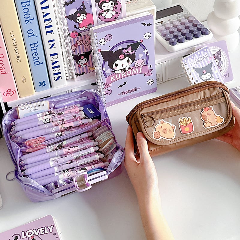 Θήκη μολυβιών από καμβά – για κορίτσια, παιδικό στυλ, βασική συσκευασία