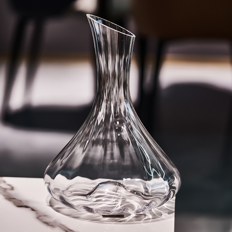 Dékantáló borhoz, európai stílusú kristályüveg, Babaker, kapacitás 1000 ml felett, stílus: könnyű luxus