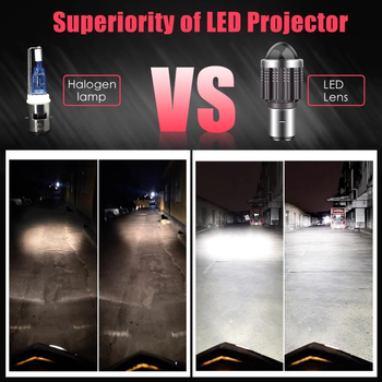 Motociklističko LED svjetlo H4 s fisheye lećom, 12W, 8-80V, 3000 lm, IP68