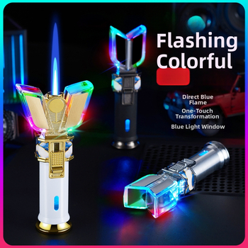 Brichetă metalică cu butan, reutilizabilă, rezistentă la vânt, cu imprimare de siglă și personalizare