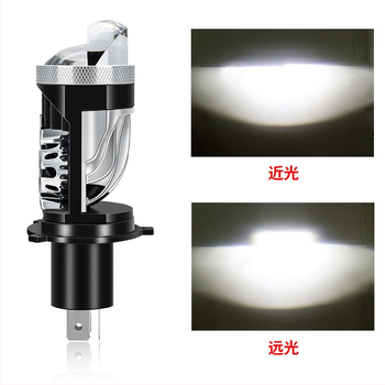 H4 LED prednje svjetlo za automobile s dvostrukim snopom i laserskom lećom, direktno priključivanje, 65W, 24V, 6000–12000 lm, univerzalna kompatibilnost
