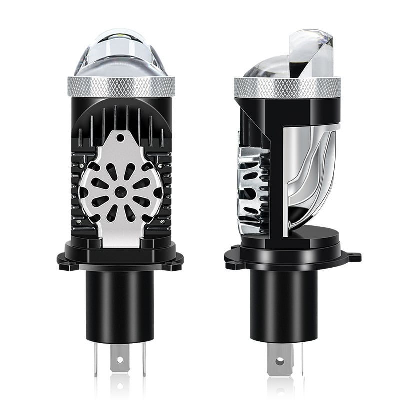 H4 LED prednje svjetlo za automobile s dvostrukim snopom i laserskom lećom, direktno priključivanje, 65W, 24V, 6000–12000 lm, univerzalna kompatibilnost