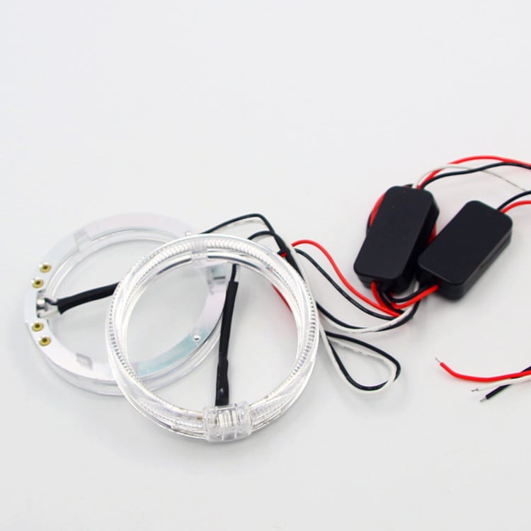 OLPS LED anđeoske oči s vodilicom svjetla, 95 mm (3") i 80 mm (2,5") dvostruke leće, ultra jasne