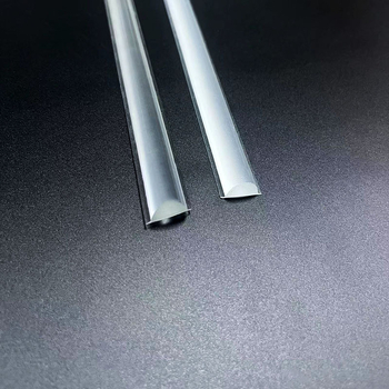 PMMA οπτικός φακός για γραμμικό LED φωτισμό, ματ φινίρισμα, γωνία δέσμης 35°, διαπερατότητα φωτός 89–92%