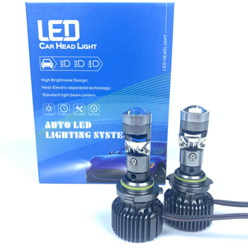 GOONGO LED prednje svjetlo automobila s malom lećom GO-68, 70W, 12V, 35000LM, vijek trajanja 5000 sati