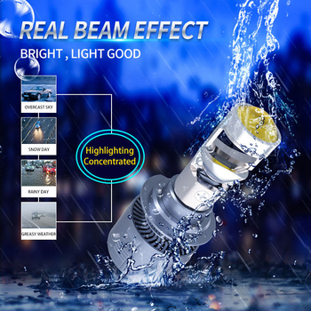 LED prednje svjetlo za automobil H4/H7/9005/9006/H11 — 40W, 9-32V, 3000LM, 50 000h, 7535 LED