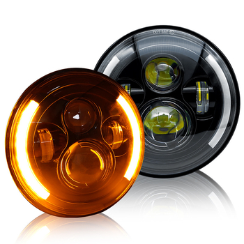 7-inčni LED polukružni far s četiri LED diode za off-road vozila i motocikle