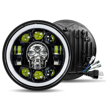 Wrangler Skull LED far za terenska vozila, 35W, 9-36V, IP67, LED 3535, vijek trajanja 50.000 sati