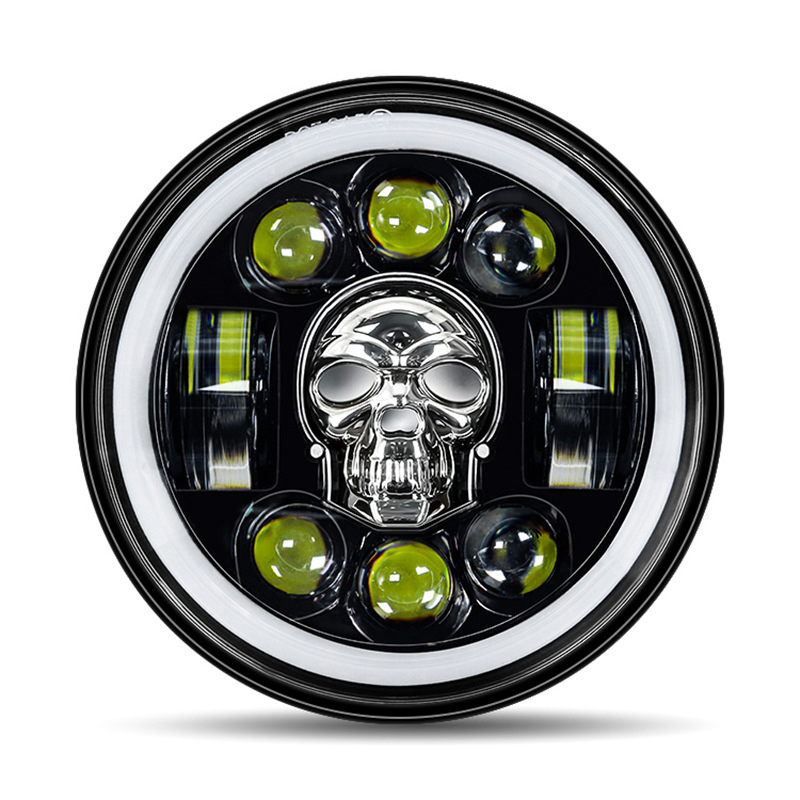 Wrangler Skull LED far za terenska vozila, 35W, 9-36V, IP67, LED 3535, vijek trajanja 50.000 sati
