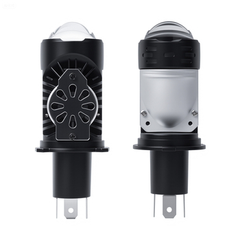H4 LED prednje svjetlo za auto s lećom, dvostruki visok/niski snop, plug-in