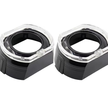 Integrirana četvrtasta leća farova s poklopcem Angel Eye, materijal: plastika + aluminijska ploča, 12V, 6 LED, 0,28–0,35 A, vijek trajanja 50.000 sati
