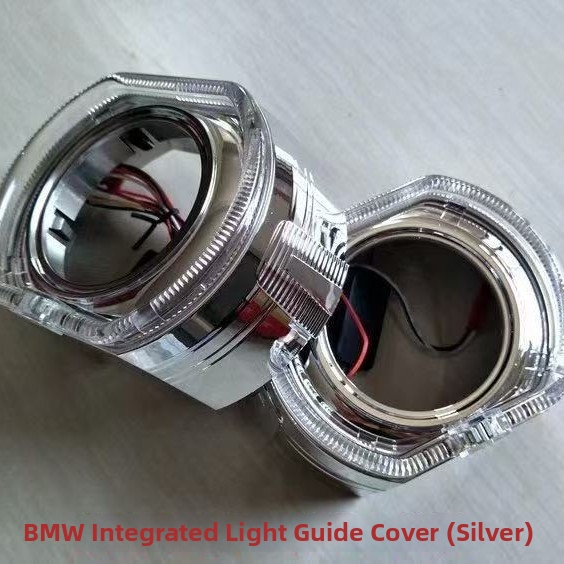 Integrirana četvrtasta leća farova s poklopcem Angel Eye, materijal: plastika + aluminijska ploča, 12V, 6 LED, 0,28–0,35 A, vijek trajanja 50.000 sati