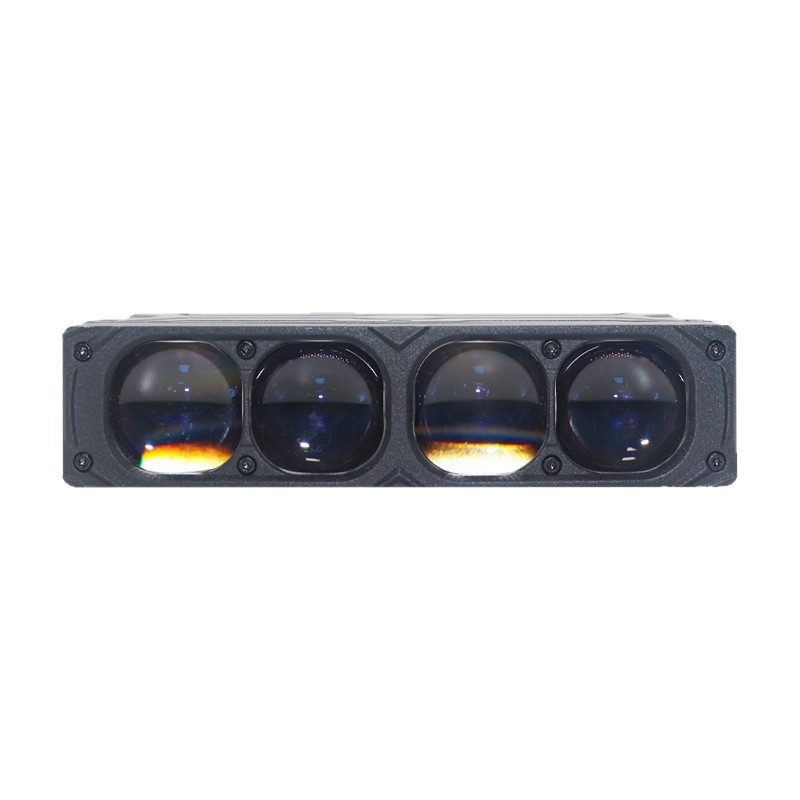 LED reflektor za vozila, četiri oka, 80W, 12V, 6000lm, 6000K, avionski aluminij