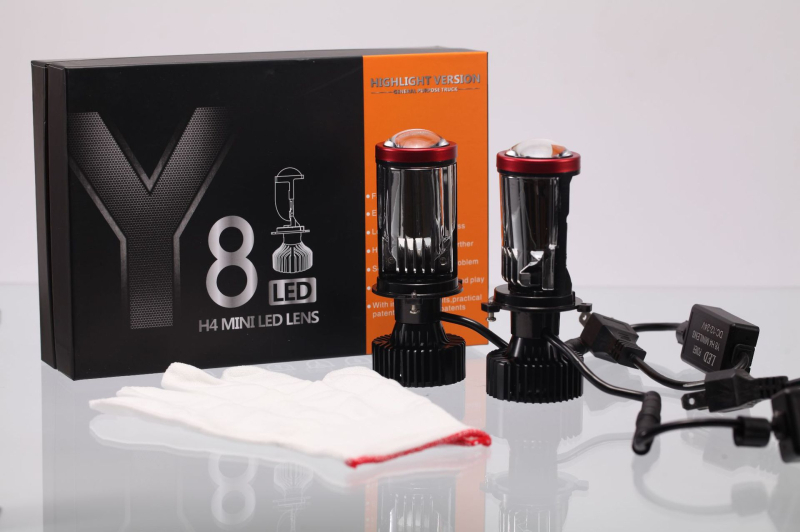 H4 LED prednje svjetlo za automobil – leća, 70W, 9–32V, 5.000–10.000 lm, IP68, 50.000 h