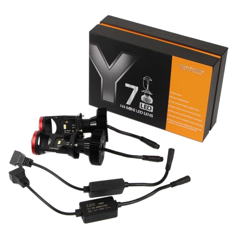 H4 LED prednje svjetlo za automobil – leća, 70W, 9–32V, 5.000–10.000 lm, IP68, 50.000 h