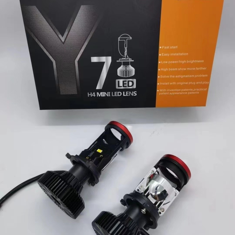 H4 LED prednje svjetlo za automobil – leća, 70W, 9–32V, 5.000–10.000 lm, IP68, 50.000 h