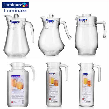 Luminarc γυάλινη κανάτα για κρύο νερό με υφή χτυπήματος – θερμοανθεκτικό γυάλινο δοχείο για χυμούς, τσάι και ποτά