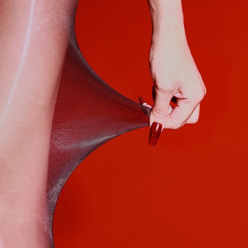 Καλσόν χωρίς ραφές, ultra thin νάιλον, με πόδια, μονόχρωμο μοτίβο, 3D sexy σχέδιο