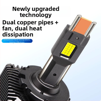 LED D-sorozat autófényszóró izzó, kompatibil D1S/D2S/D3S/D4S/D5S/D8S, 50W, 12V, 8000 lm, IP67, 10000 óra