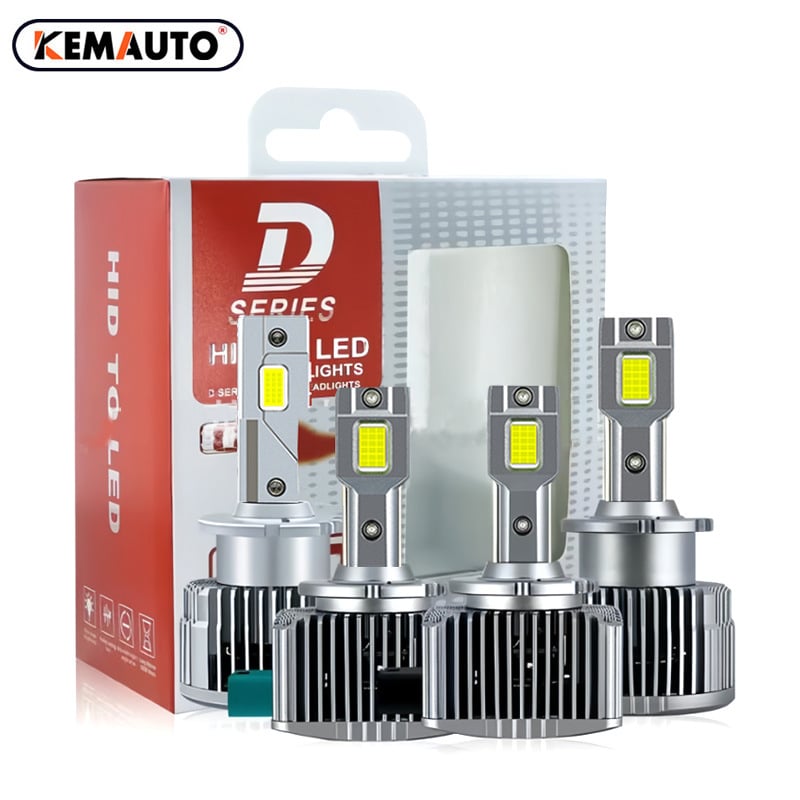 LED D-sorozat autófényszóró izzó, kompatibil D1S/D2S/D3S/D4S/D5S/D8S, 50W, 12V, 8000 lm, IP67, 10000 óra